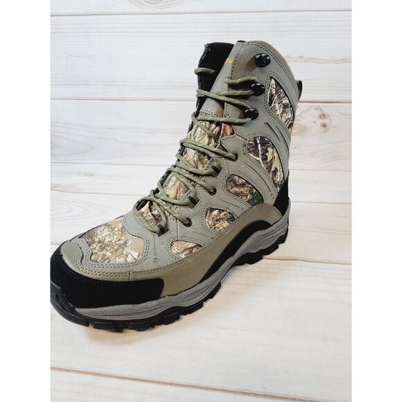 Rustic Ridge Hunting Boots Real Tree Camo size 11.5 M style 1742275 NEW - Picture 11 of 16